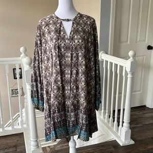 Long sleeve shirt dress